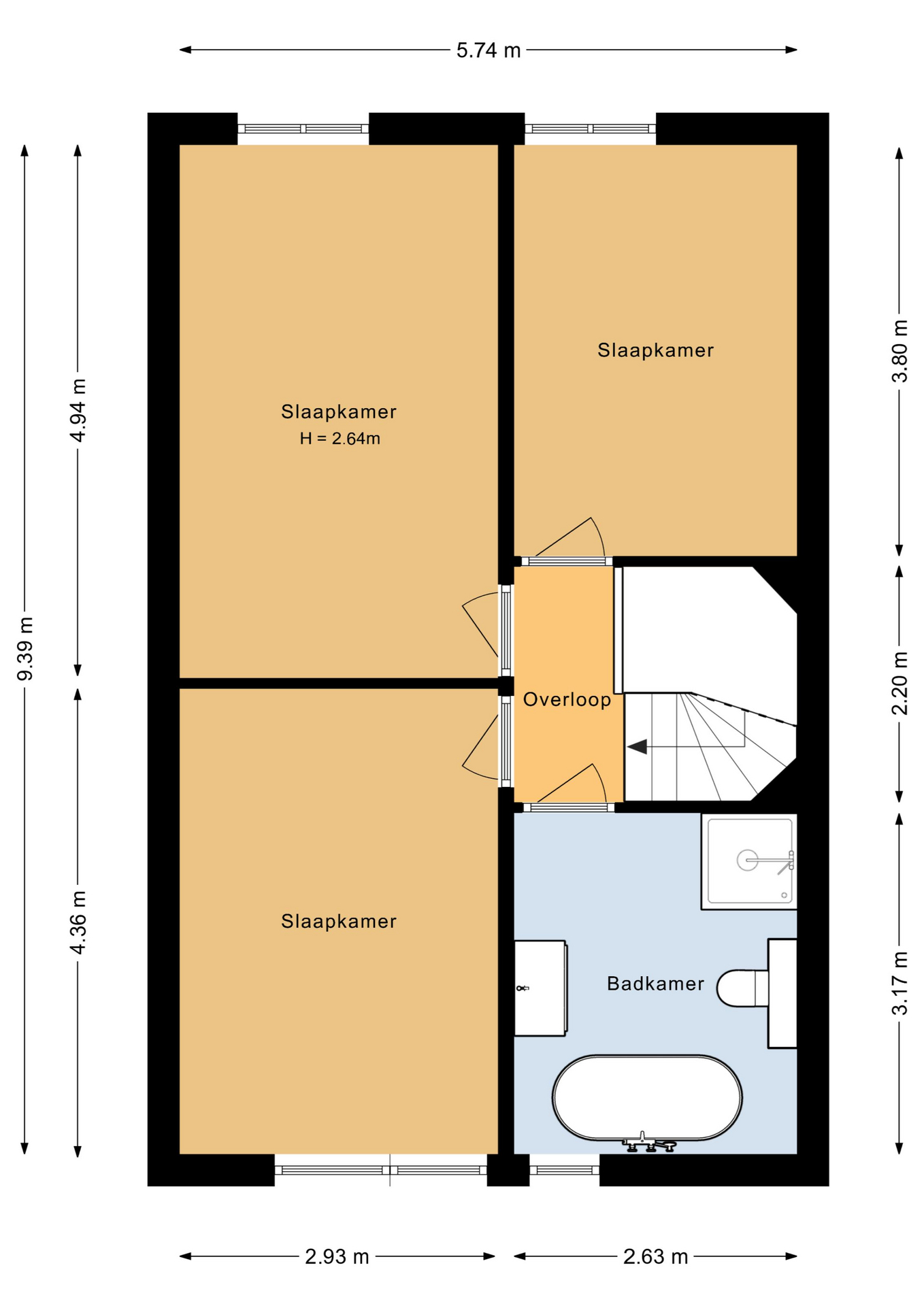 Haagwinde 19 - 8245 HW - lelystad-plattegrond-3